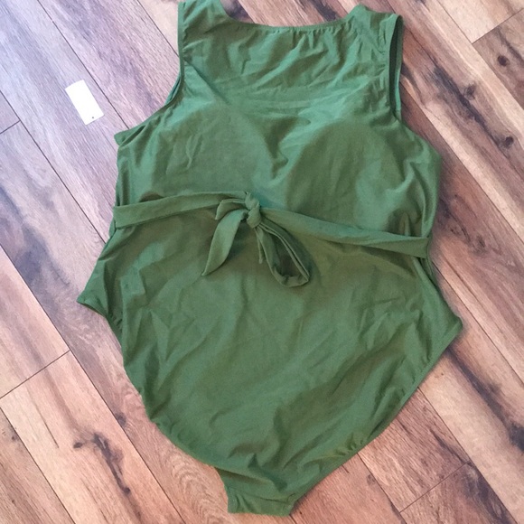 Women Tie Back Swimsuit Bikini Plus Size 26W - Picture 4 of 5